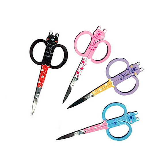 Purrfect Points Kitties Embroidery Scissors - Complete Set of 4 Styles