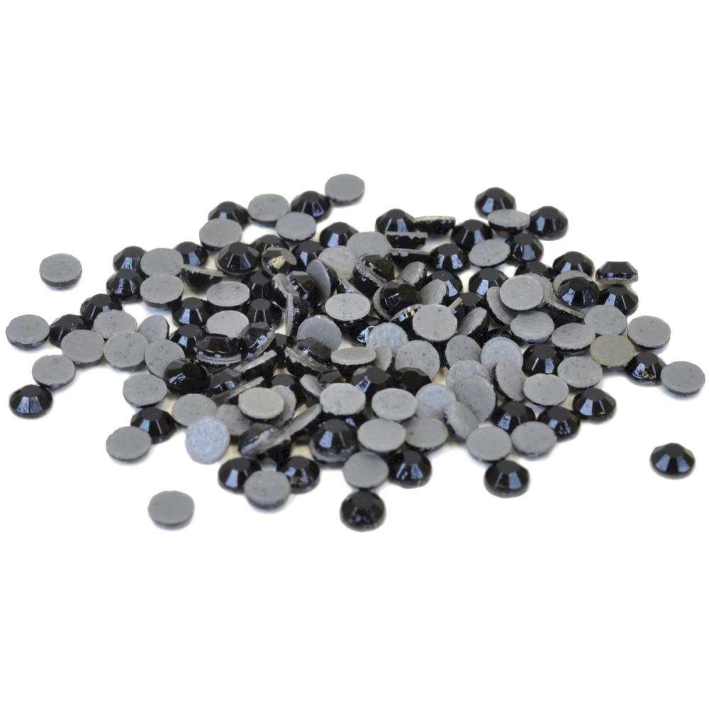 16SS/4mm Silhouette Rhinestones - Approximately 350 Pieces - BLACK - CLOSEOUT