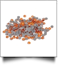 20SS/5mm Silhouette Rhinestones - Approximately 200 Pieces - ORANGE - CLOSEOUT