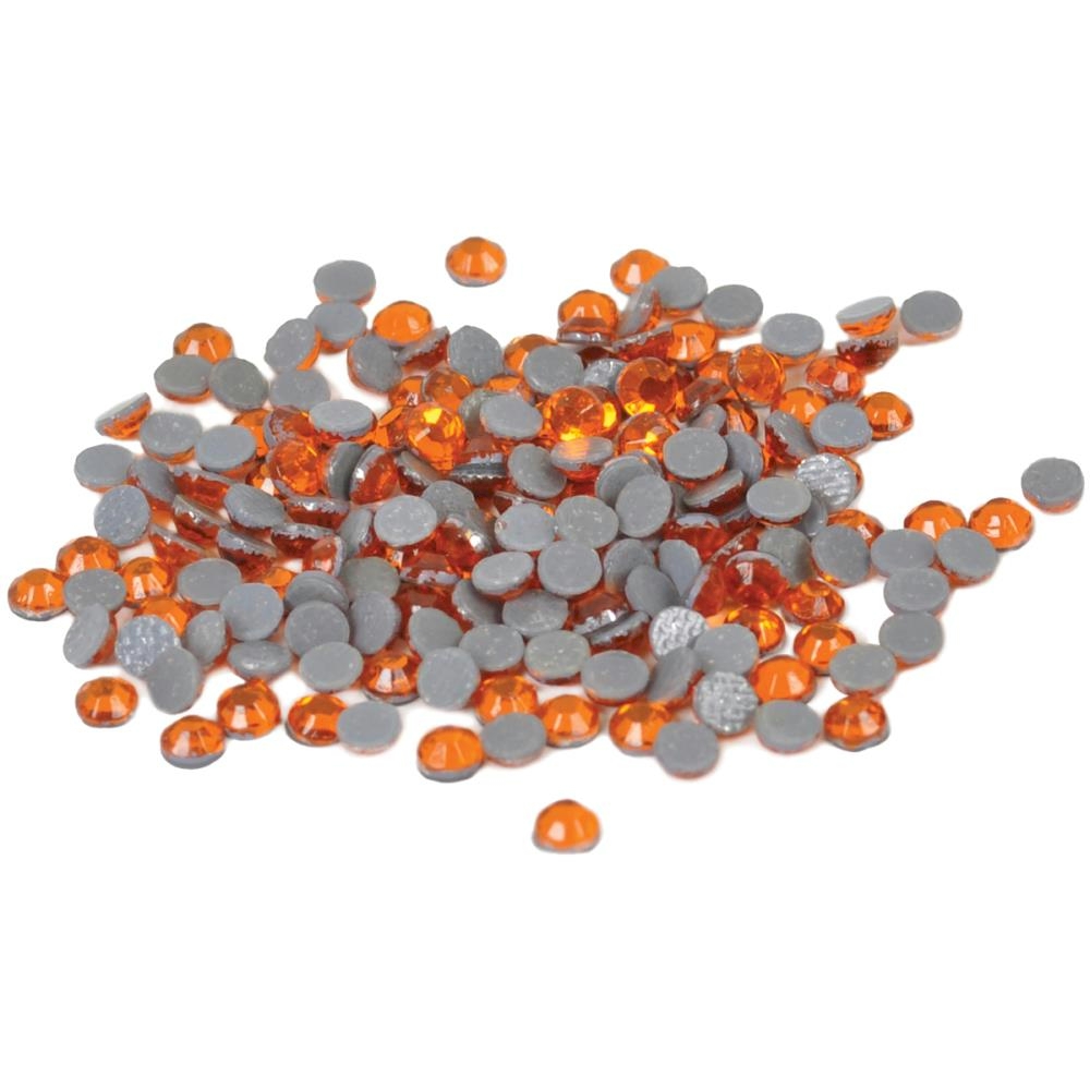 20SS/5mm Silhouette Rhinestones - Approximately 200 Pieces - ORANGE - CLOSEOUT