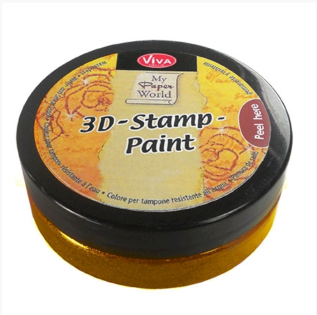 3D Stamp Paint 50ml Jar - GOLD