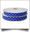 Dottie Grosgrain Ribbon in Royal Blue - 7/8" x 1 Yard