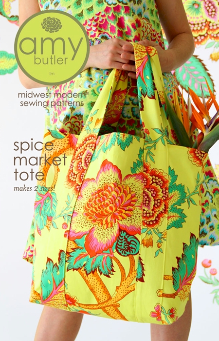 Spice Market Tote Sewing Pattern by Amy Butler