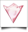 Pocket Square Handkerchief Embroidery Blanks - PINK - CLOSEOUT