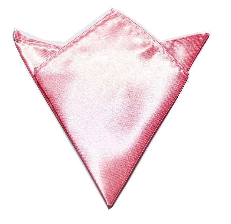 Pocket Square Handkerchief Embroidery Blanks - PINK - CLOSEOUT