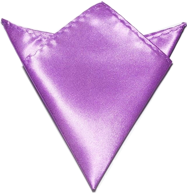 Pocket Square Handkerchief Embroidery Blanks - VIOLET - CLOSEOUT