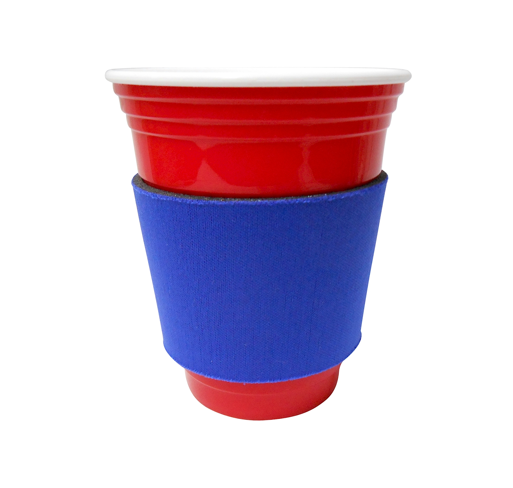 Unsewn Coffee & Stadium Cup Coolie Embroidery Blanks - ROYAL BLUE - CLOSEOUT