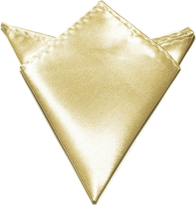 Pocket Square Handkerchief Embroidery Blanks - GOLD - CLOSEOUT