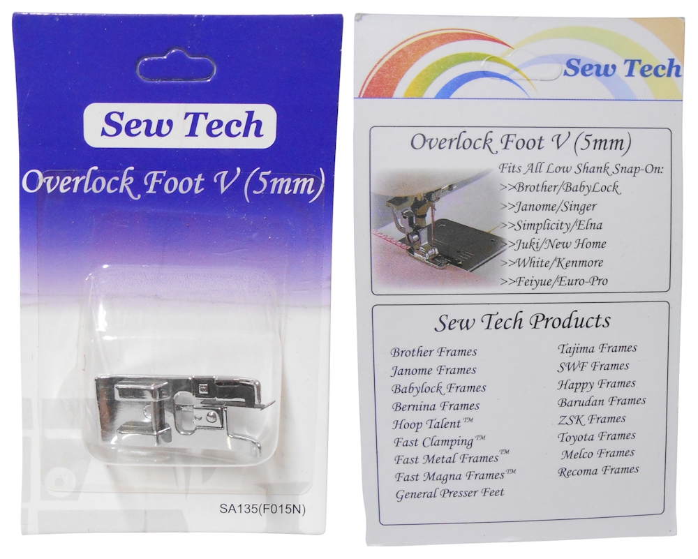 SA135 Overlock Foot (5mm) by Sew Tech - CLOSEOUT
