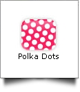 Polka Dots Pattern Heat Transfer Vinyl 15" x 1 Yard Roll - PINK