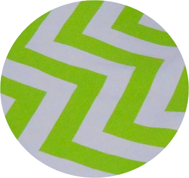 Chistmas Tree Skirt Embroidery Blanks - LIME CHEVRON