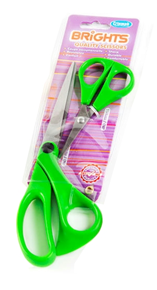Brights 2 Pair Scissor Set Value Pack from Triumph - GREEN