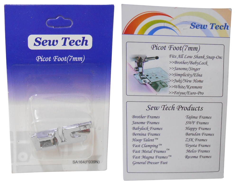 SA164 Picot Tuck Foot (7mm) by Sew Tech - CLOSEOUT