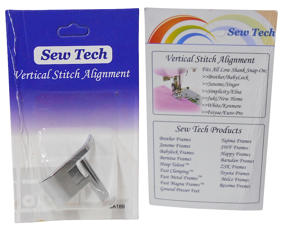 SA189 Vertical Stitch Alignment Foot by Sew Tech - CLOSEOUT