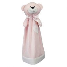 20" Blankey Buddy Bear Blanket - PINK