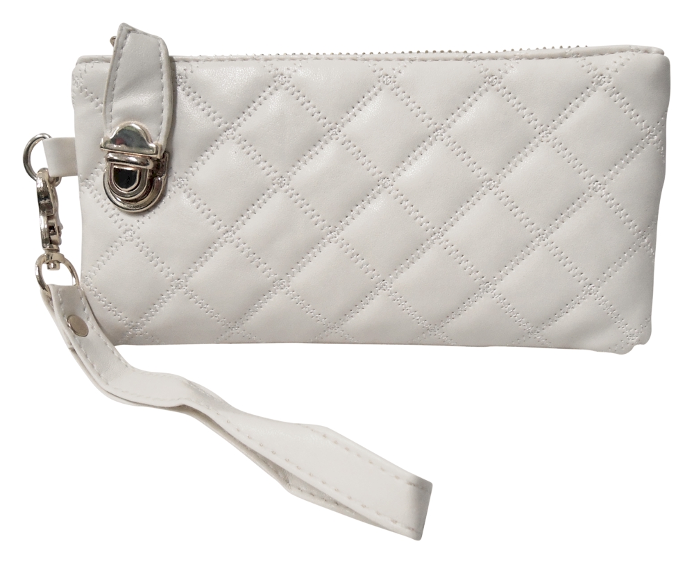 Quilted Wristlet Wallet Fashion Purse - CLOSEOUT