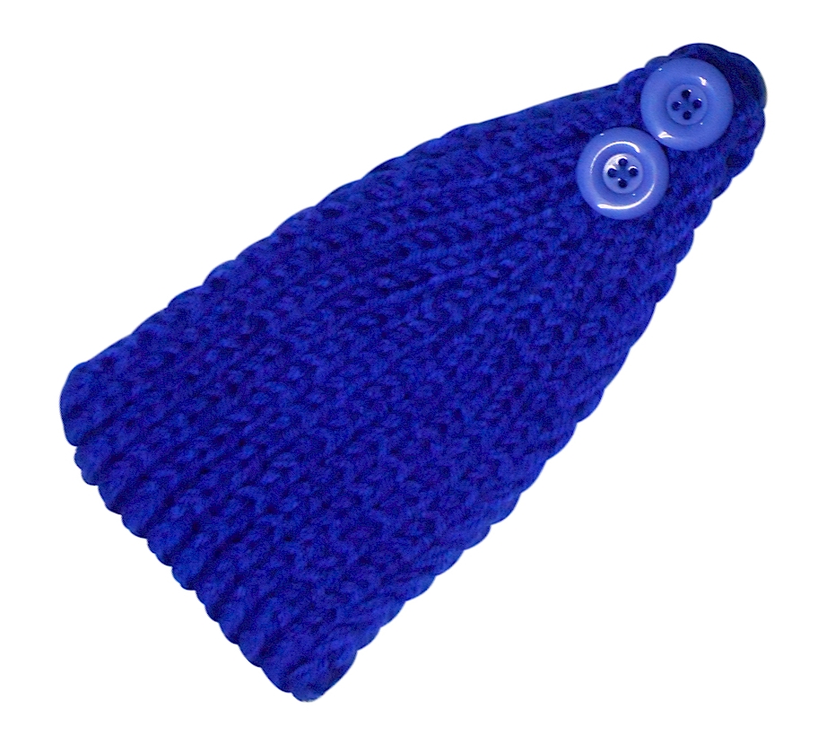 Blank Crochet Headband - Adjustable Head Wrap - ROYAL - CLOSEOUT