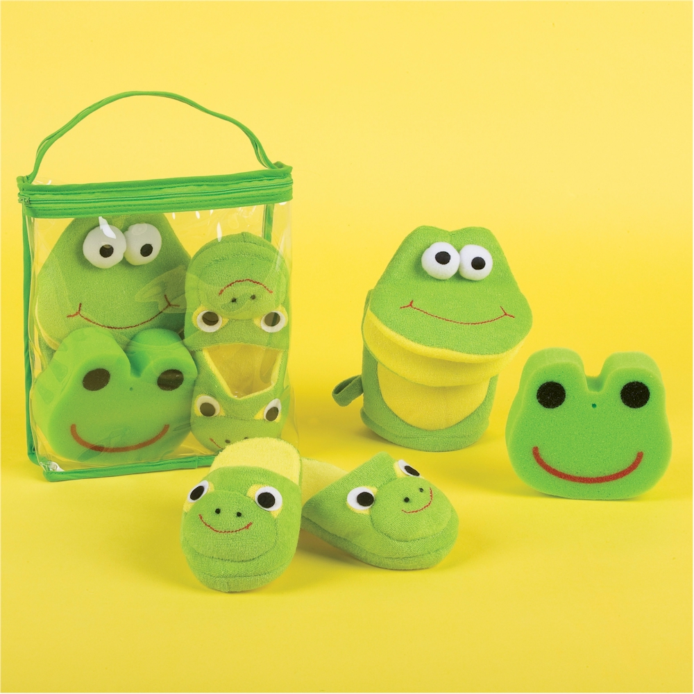 Bath Time Set with Fiddler the Frog - CLOSEOUT