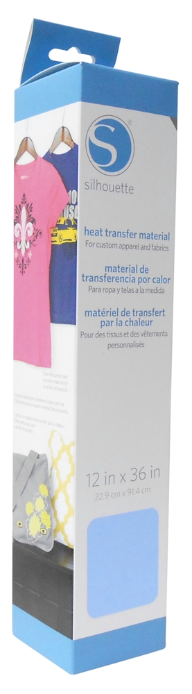 Silhouette Smooth Heat Transfer Material 12" x 36" Roll - LIGHT BLUE - CLOSEOUT