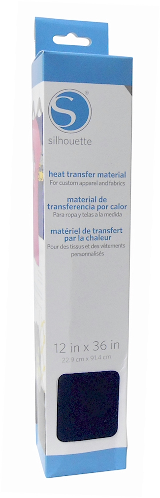 Silhouette Flocked Heat Transfer Material 12" x 36" Roll - NAVY - CLOSEOUT