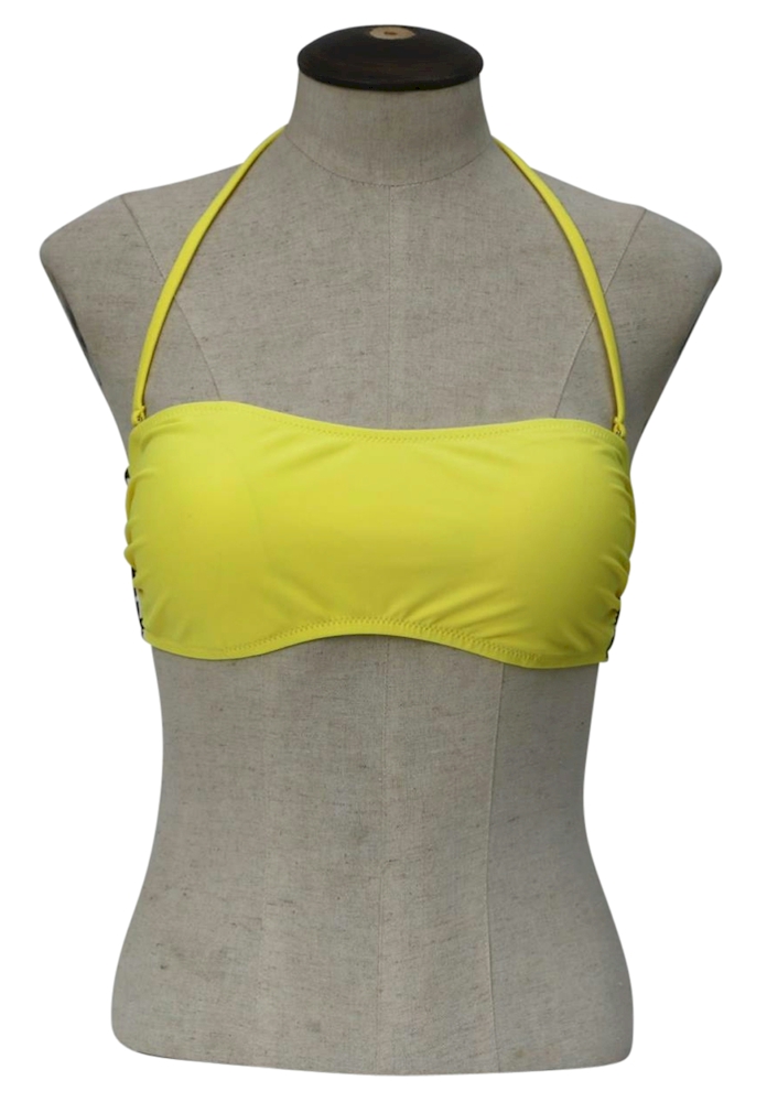 Bandeau Bikini Swimsuit Top - LEMON DROP