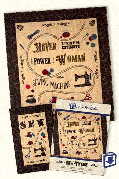 Sew Vintage Embroidery Designs by Lunch Box Quilts
