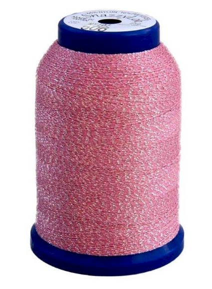 506 Pink/Gold Snazzy Lok Premium Serger Thread 1000 Meter Spool - CLOSEOUT