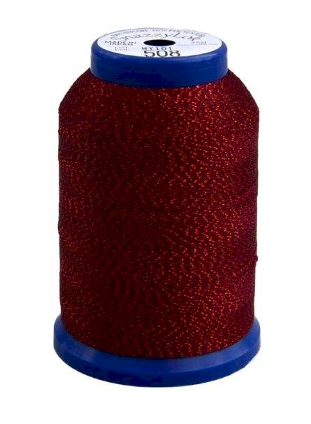 508 Wine/Red Snazzy Lok Premium Serger Thread 1000 Meter Spool - CLOSEOUT