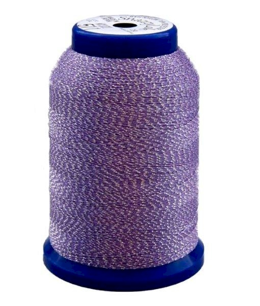 511 Lavender/Silver Snazzy Lok Premium Serger Thread 1000 Meter Spool - CLOSEOUT