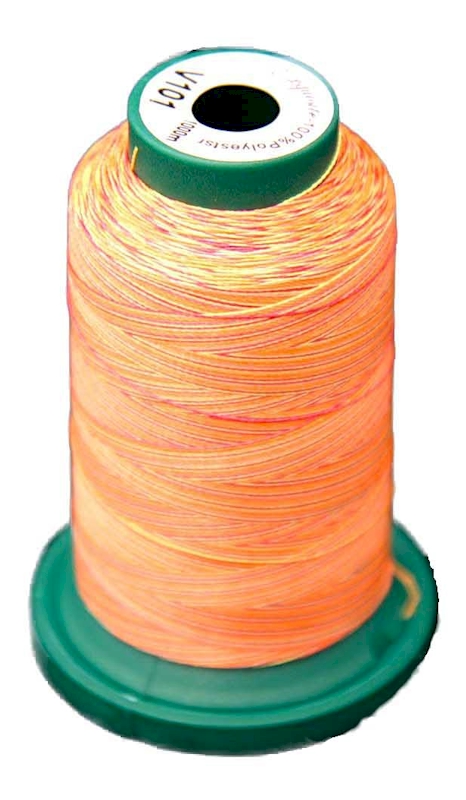 V101 Medley Polyester Embroidery Thread 1000 Meter Spool