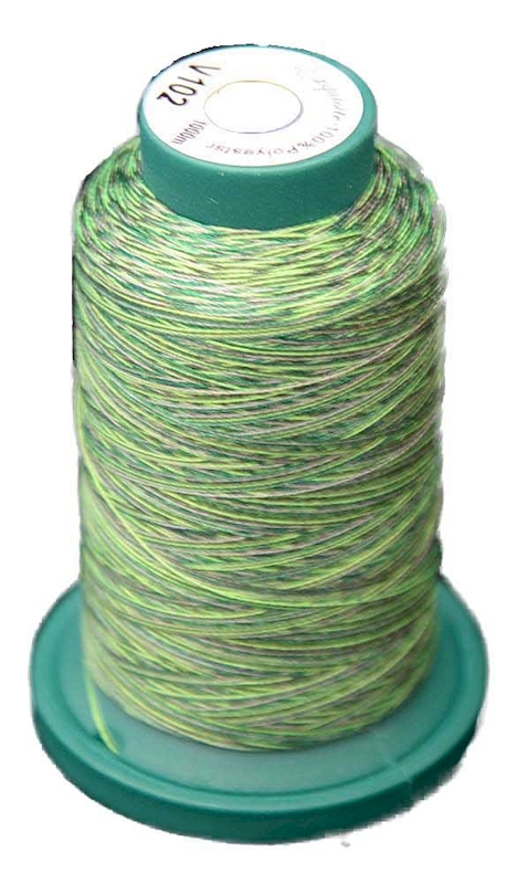 V102 Medley Polyester Embroidery Thread 1000 Meter Spool