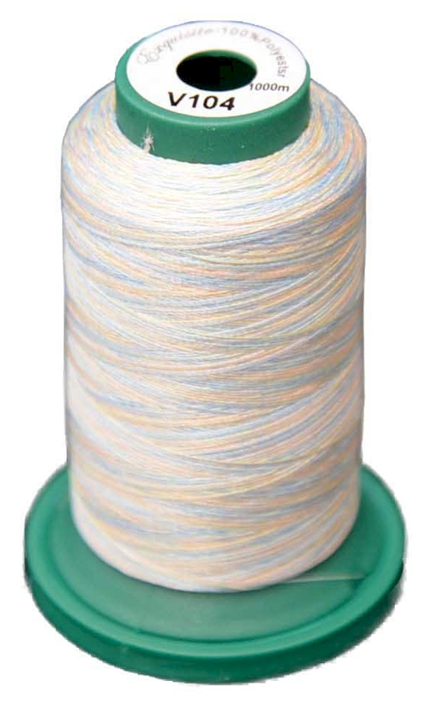 V104 Medley Polyester Embroidery Thread 1000 Meter Spool