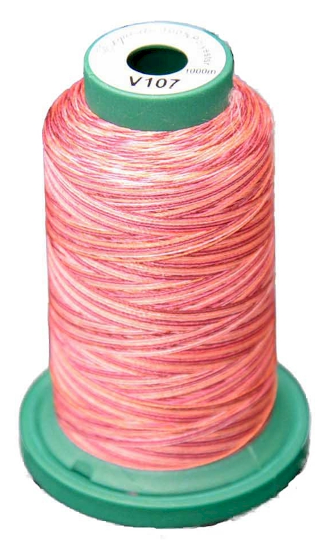 V107 Medley Polyester Embroidery Thread 1000 Meter Spool