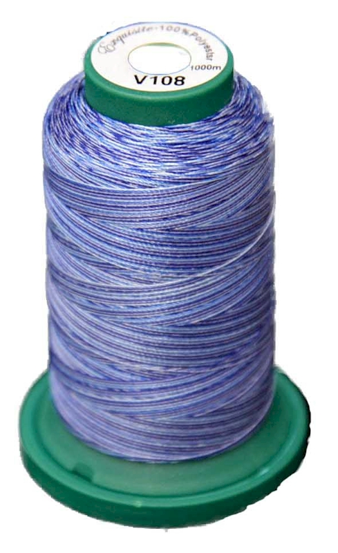V108 Medley Polyester Embroidery Thread 1000 Meter Spool