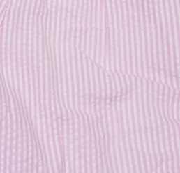 Seersucker Pre-Cut Fabric 9" x 55" Piece For Applique - PINK - CLOSEOUT