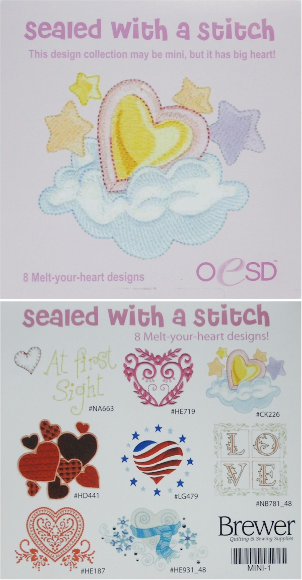 Sealed With A Stitch Embroidery Designs By Oklahoma Embroidery on Multi-Format CD-ROM