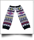 Tribal Print Baby Leg Warmers - MULTI-COLOR - CLOSEOUT