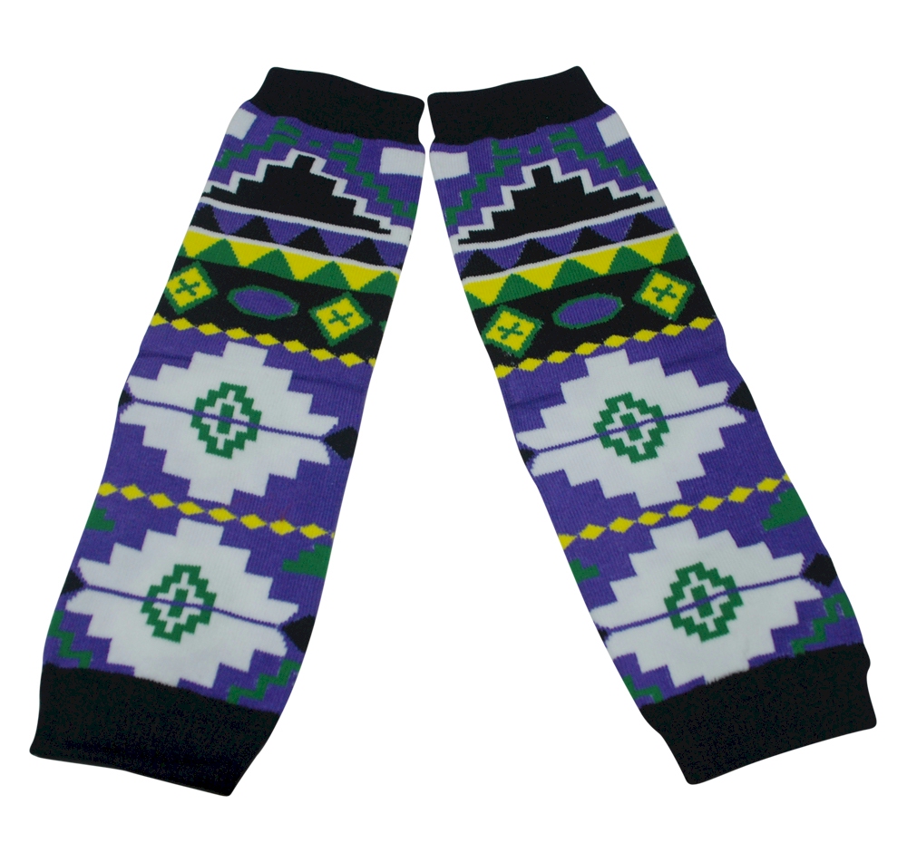 Tribal Print Baby Leg Warmers - MULTI-COLOR - CLOSEOUT