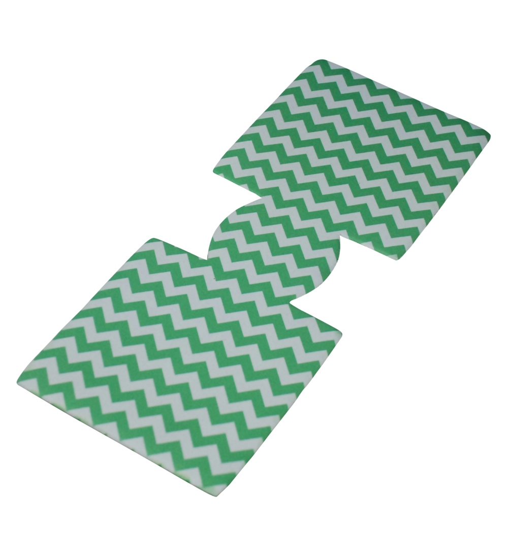 Unsewn Premium Designer 12oz. Neoprene Can Coolie  Embroidery Blanks - CHEVRON - CLOSEOUT
