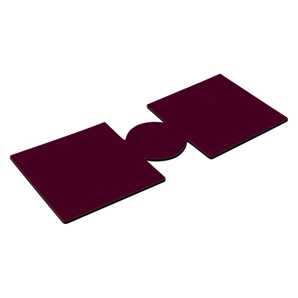 Unsewn 12oz Can Coolie Embroidery Blanks - BURGUNDY - CLOSEOUT