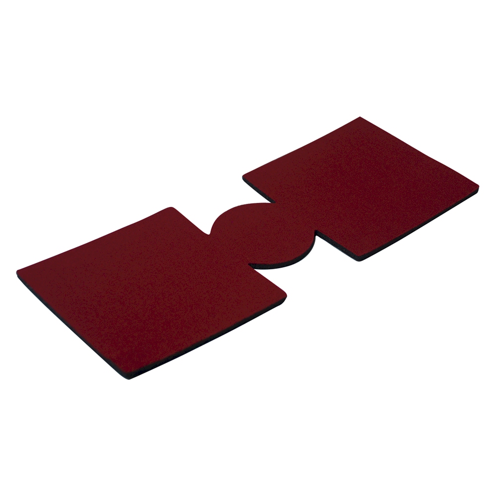 Unsewn 12oz Can Coolie Embroidery Blanks - CRIMSON - CLOSEOUT