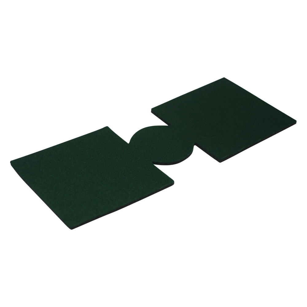 Unsewn 12oz Can Coolie  Embroidery Blanks - FOREST GREEN - CLOSEOUT