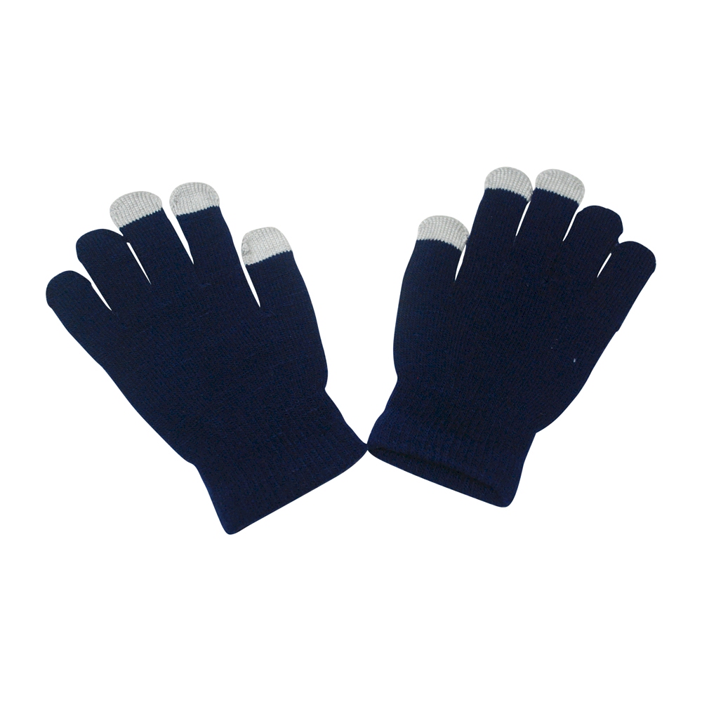 Smartphone & Tablet Touchscreen Stretch Winter Glove - NAVY - CLOSEOUT
