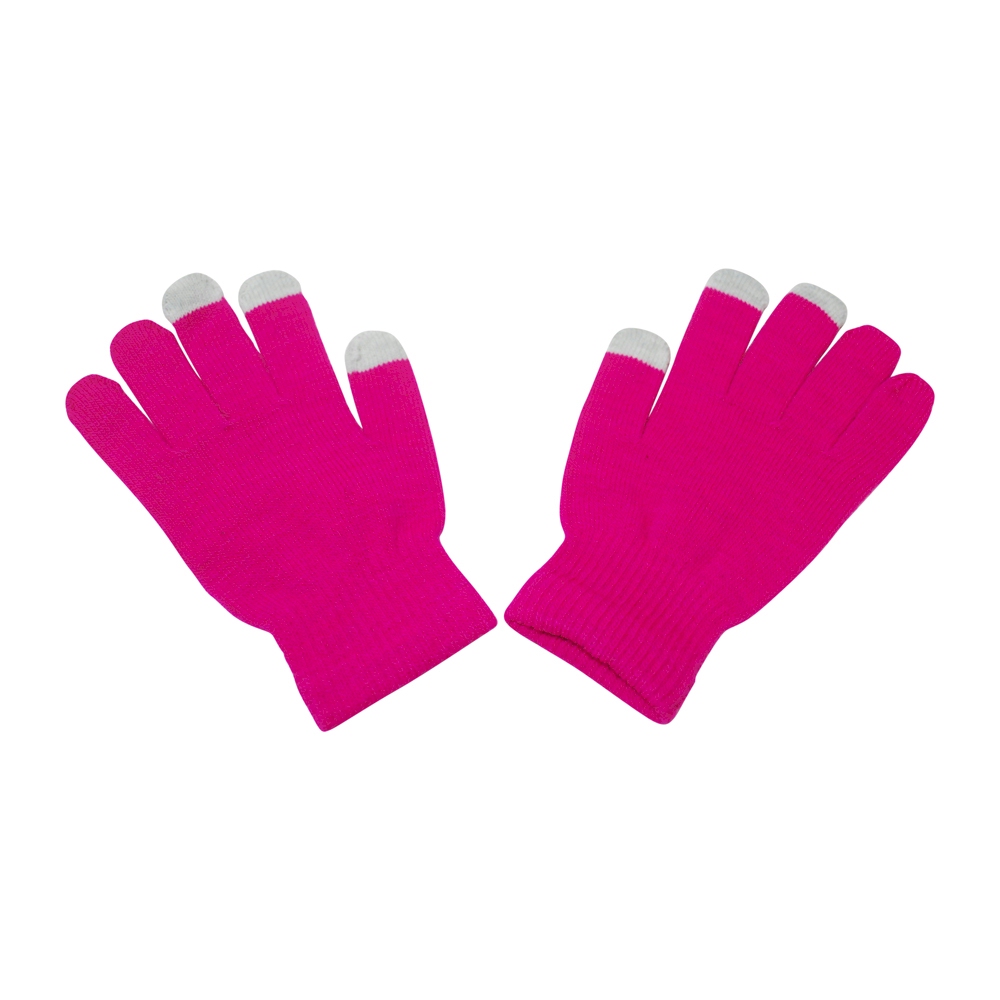 Smartphone & Tablet Touchscreen Stretch Winter Glove - HOT PINK - CLOSEOUT
