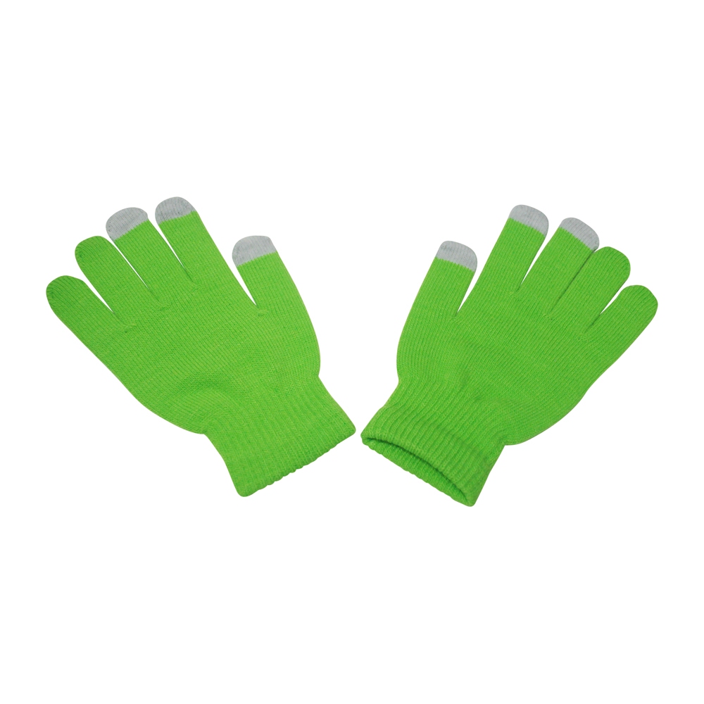 Smartphone & Tablet Touchscreen Stretch Winter Glove - LIME - CLOSEOUT