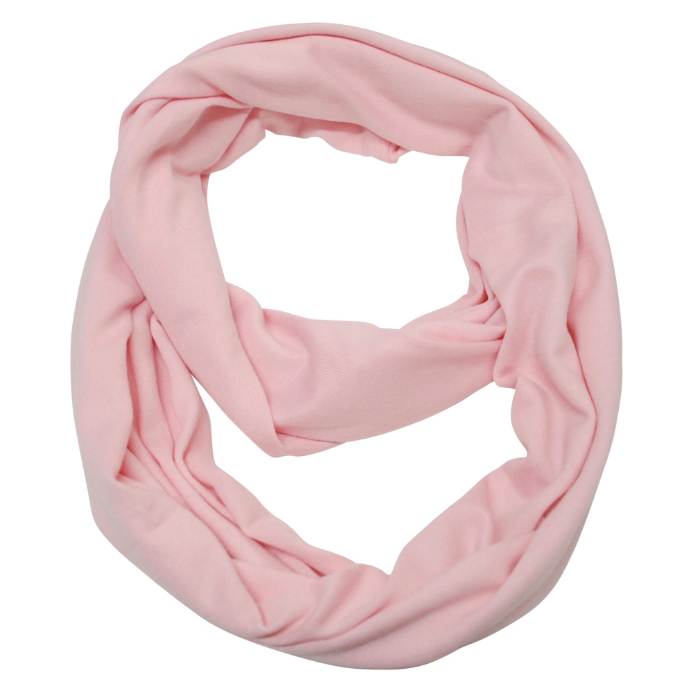 Soft & Cozy Infinity Scarf Embroidery Blanks - LIGHT PINK - CLOSEOUT