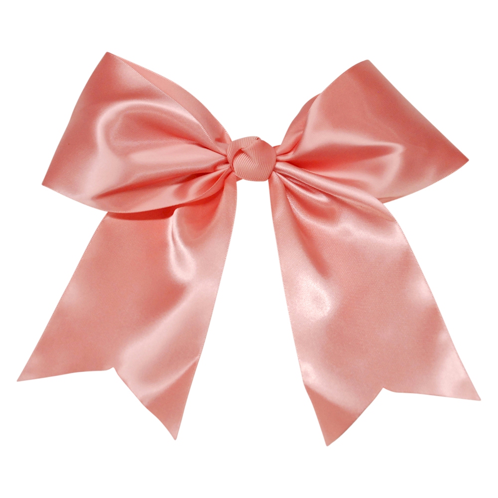 Oversized Cheer Bow - PEACH - CLOSEOUT