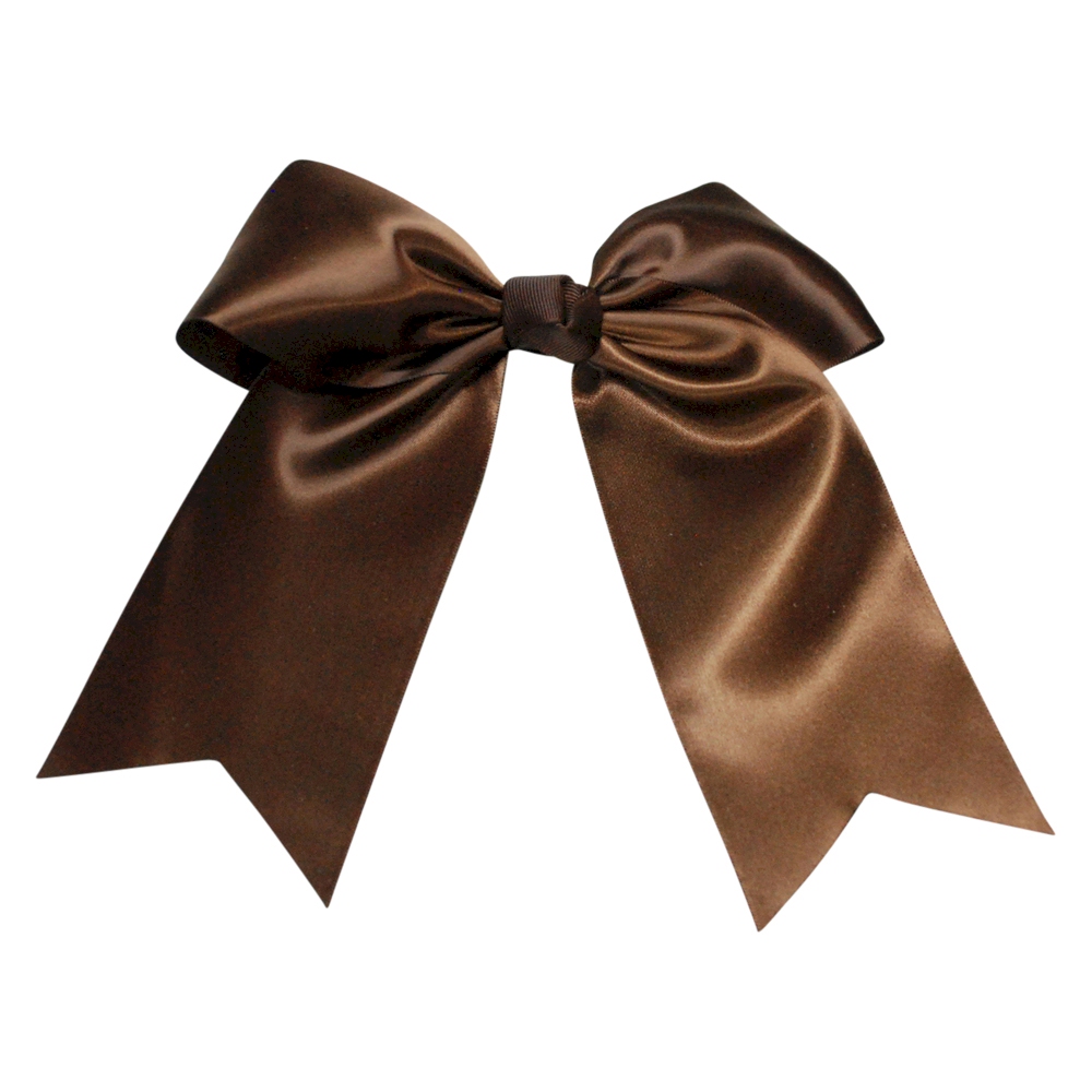 Oversized Cheer Bow - CHOCOLATE BROWN - CLOSEOUT