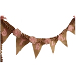 Raw-Edge Burlap Bunting