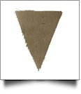 Raw-Edge Rustic Burlap Bunting Pennant Flag - TRIANGLE - CLOSEOUT